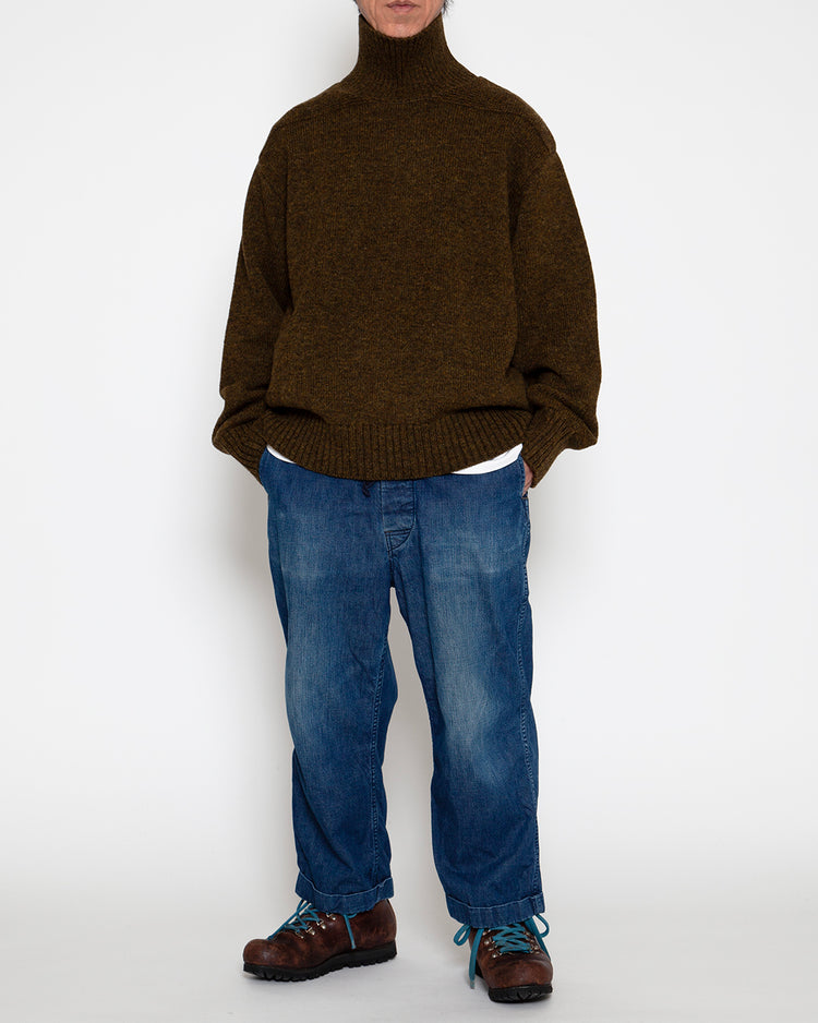 THE CORONA UTILITY KEYHOLE KN002 - KeyHole・NAVY TURTLE / Melange Khaki Green KN002-26-03