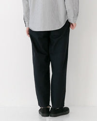 RINEN / 40/1オーガニック平織 テーパードパンツ