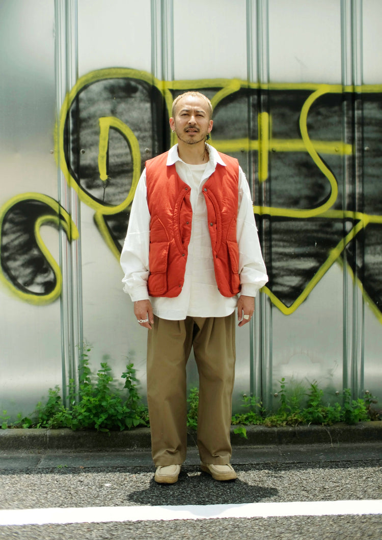 roundabout   8pocket Padded Vest RA26AW-VT01 BLACK