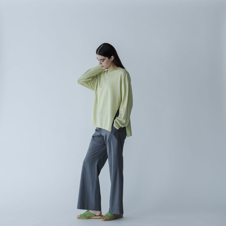 MEYAME / COMFORTABLE DRAWCORD PANTS GRAY