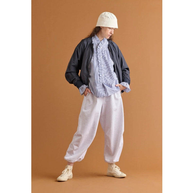 HAVERSACK / ハイゲージ裏毛　トラックパンツ 03 Top gray