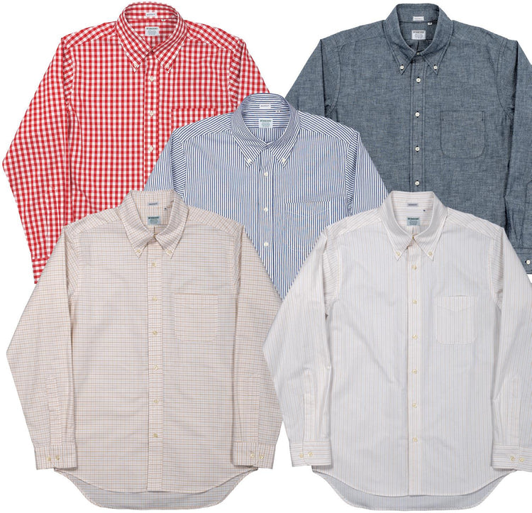 WORKERS / Modified BD Shirt  Matilda Stripe Beige