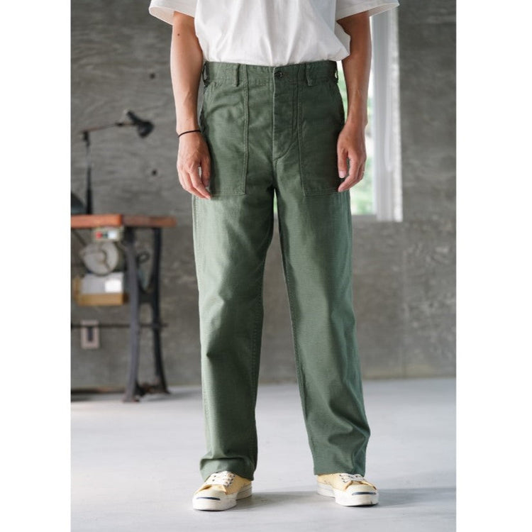 orslow   U.S ARMY FATIGUE PANTS(REGULAR FIT) GREEN