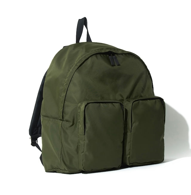 PACKING/ DOUBLE POCKET BACKPACK OLIVE PA-029