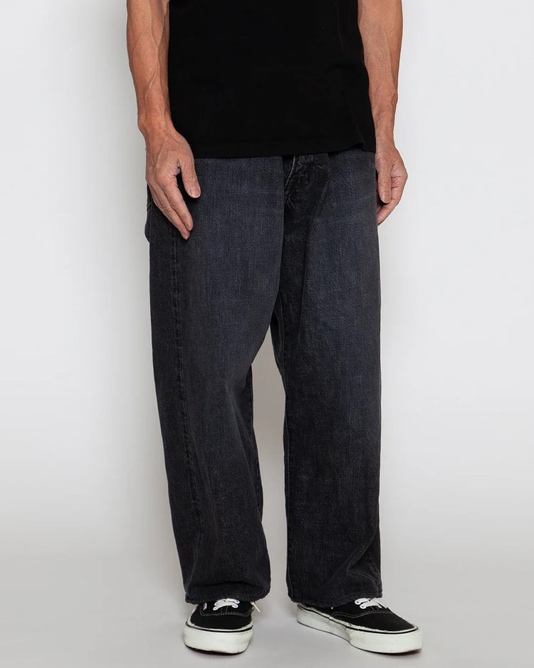 THE CORONA UTILITY   CP005 - W05 5POCKET / Black Denim w/ Special Bio-wash CP005-26-04-M