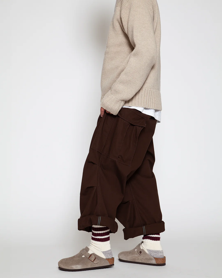 FATIGUE SLACKS FP023・M-51 OVER SLACKS Brown