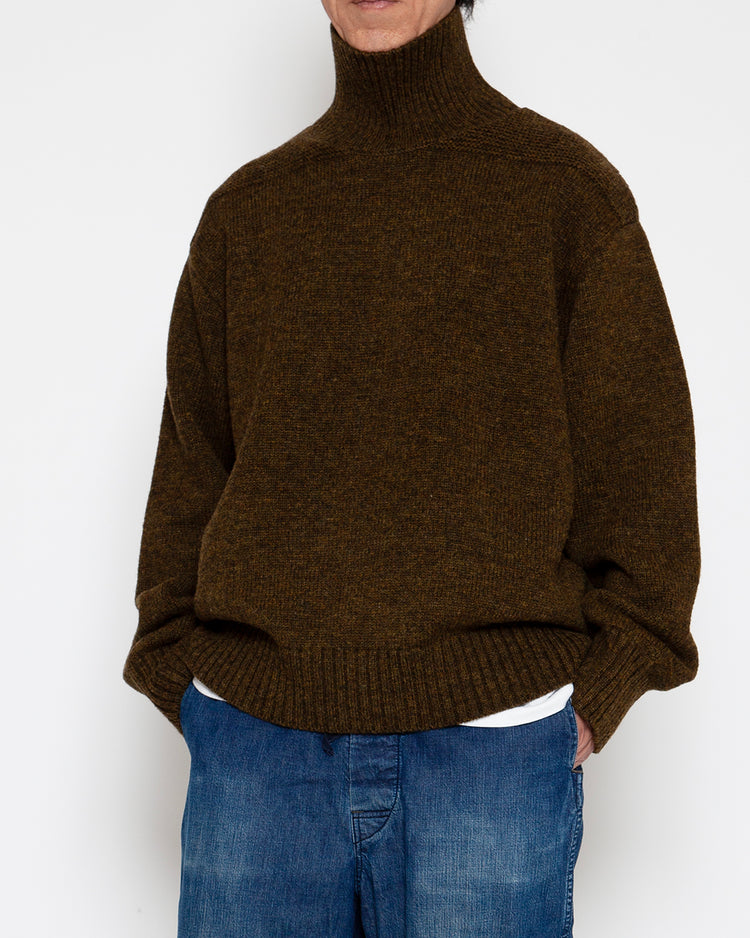 THE CORONA UTILITY KEYHOLE KN002 - KeyHole・NAVY TURTLE / Melange Khaki Green KN002-26-03