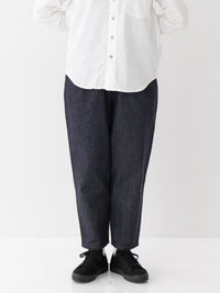 RINEN 10oz Knot Indigo Denim Tapered Pants R47709 05 Navy