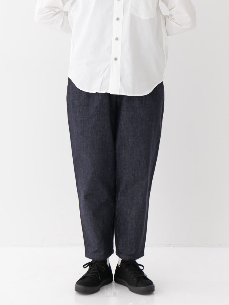RINEN 10oz Knot Indigo Denim Tapered Pants R47709 05 Navy