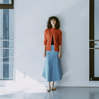 MEYAME / FRONT &amp; BACK LACE PULLOVER ORANGE