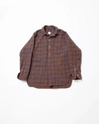 THE CORONA UTILITY CS005 - W.C.W SHIRT PULLOVER / Brown × BLUE
