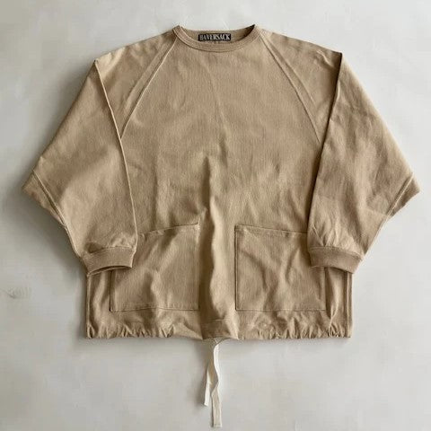 HAVERSACK / Heavy Dry Jersey Raglan Long T-Shirt BEIGE