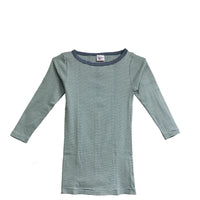 Miller/ Panel ribbed Q/S boat neck