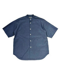 HAVERSACK / C/Lタイプライター　バンドカラーシャツ