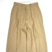HAVERSACK / High-waisted 2-pleat wide-leg pants