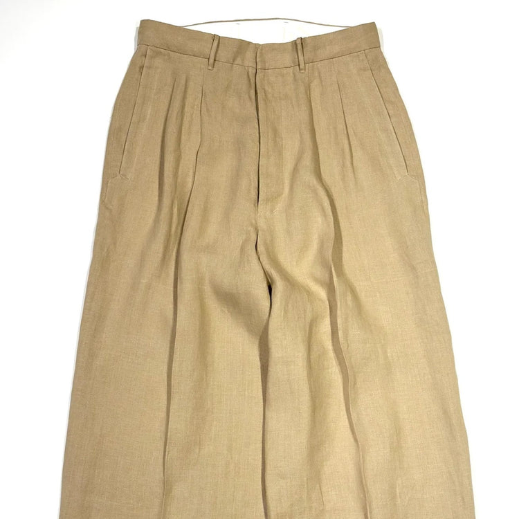 HAVERSACK / High-waisted 2-pleat wide-leg pants