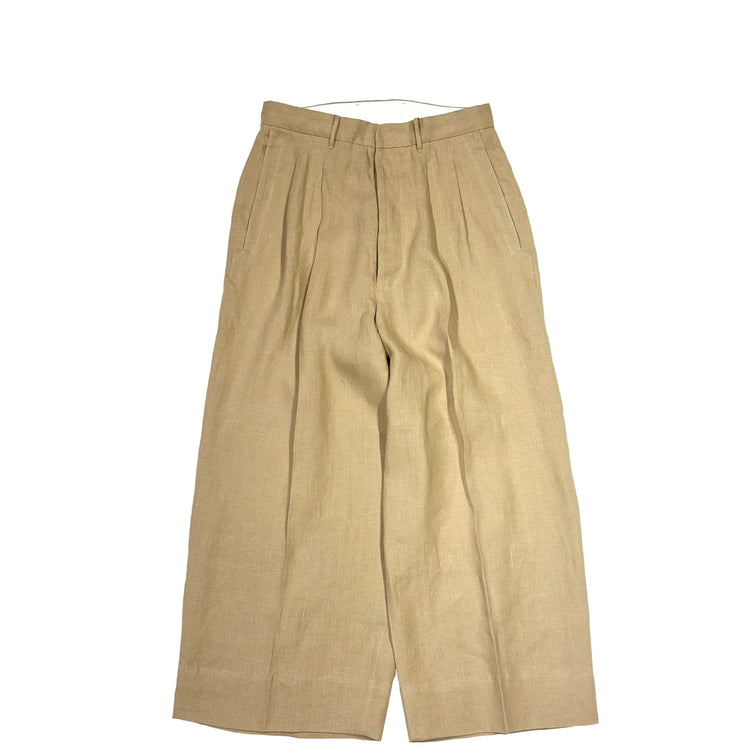 HAVERSACK / High-waisted 2-pleat wide-leg pants