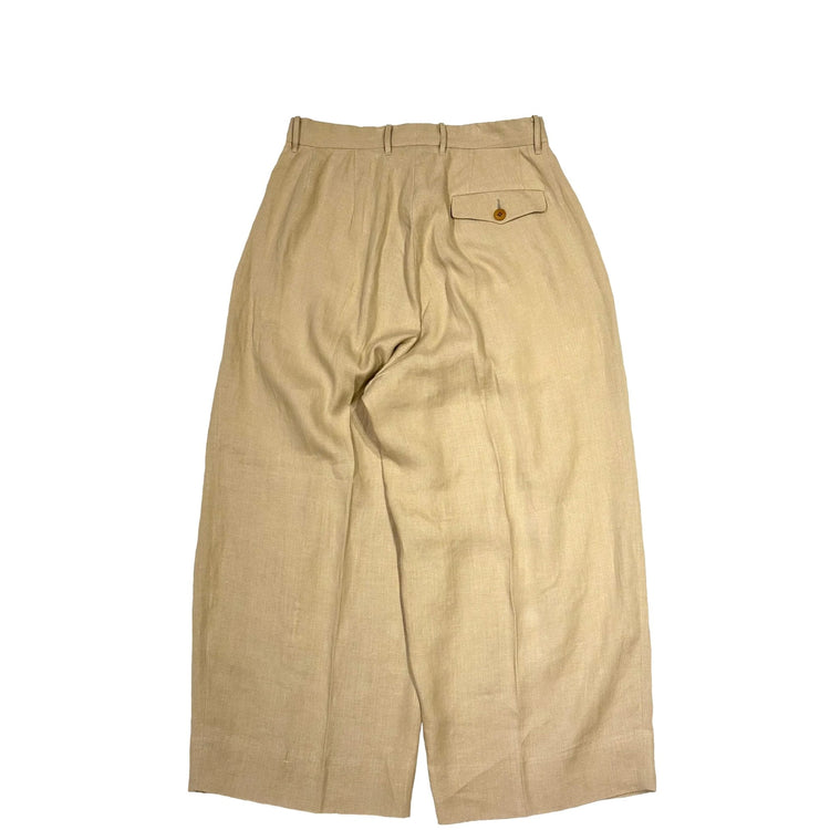 HAVERSACK / High-waisted 2-pleat wide-leg pants