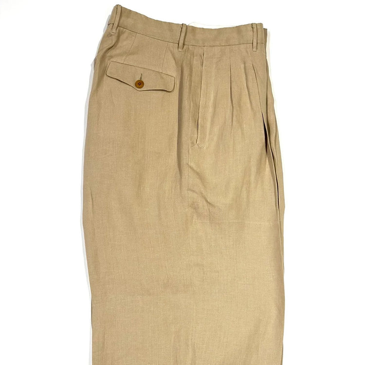 HAVERSACK / High-waisted 2-pleat wide-leg pants