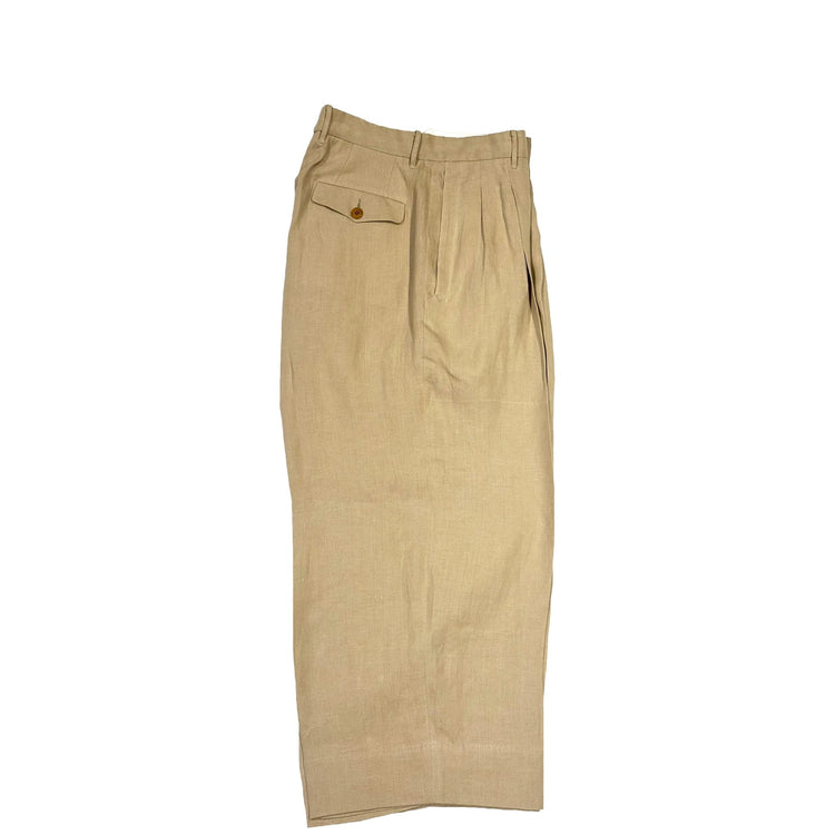 HAVERSACK / High-waisted 2-pleat wide-leg pants
