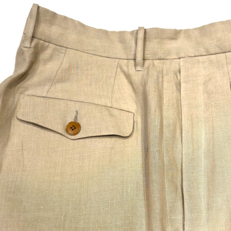 HAVERSACK / High-waisted 2-pleat wide-leg pants