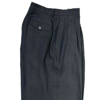 HAVERSACK / ハイウエスト２プリーツワイドパンツ BLACK