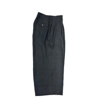 HAVERSACK / ハイウエスト２プリーツワイドパンツ BLACK