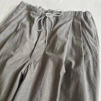 HAVERSACK / Back Satin Easy Wide Pants