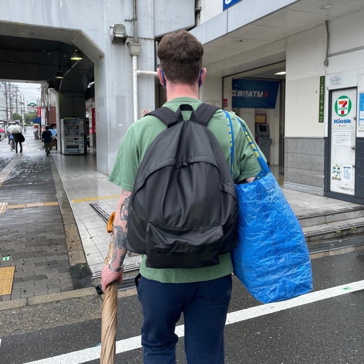 PACKING/ BACKPACK  PA-001 MAT BLACK