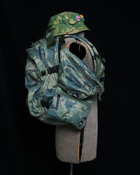 THE CORONA UTILITY BALLISTICS × CORONA CB001 UTILITY A-3 PACK Mitchell Pattern Camo