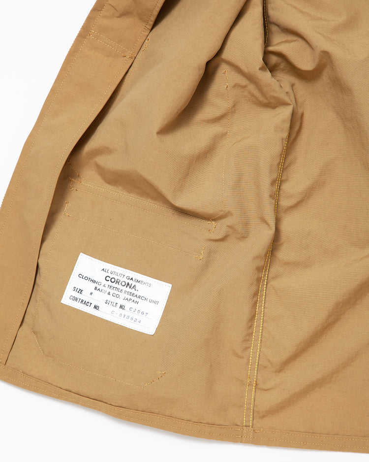 THE CORONA UTILITY CJ007 - CORONA・ZIP LOGGER /  Dry Khaki CJ007-26-03-M