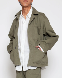 THE CORONA UTILITY CSJ005 - N-3 JUMPER / Light OG w/ Bio-wash
