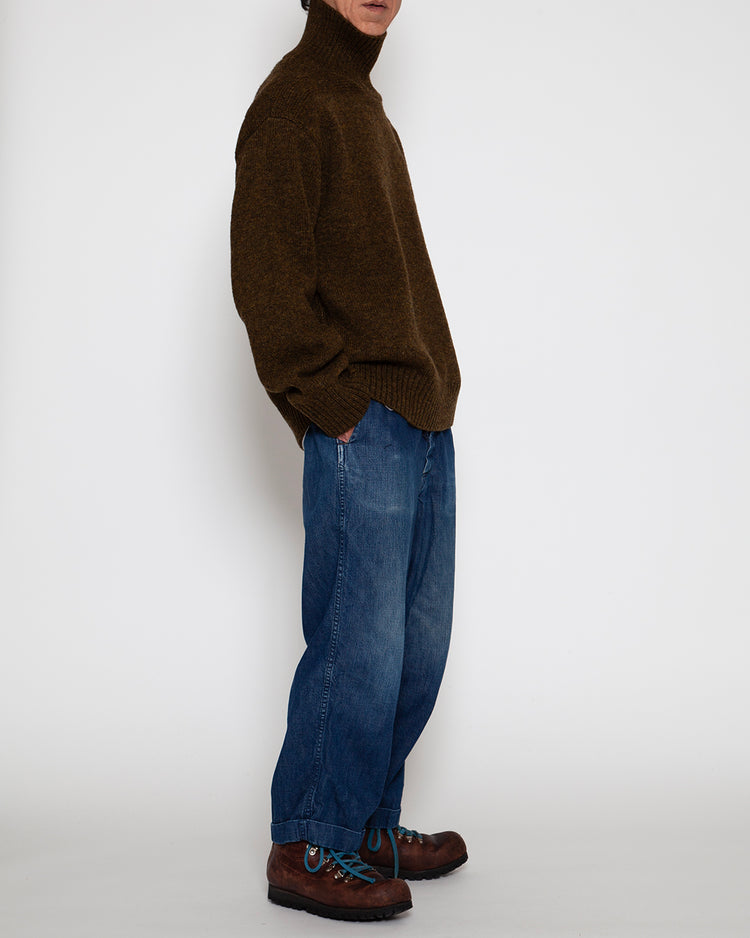 THE CORONA UTILITY KEYHOLE KN002 - KeyHole・NAVY TURTLE / Melange Khaki Green KN002-26-03