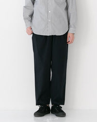 RINEN / 40/1オーガニック平織 テーパードパンツ