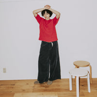 MEYAME / CORDUROY SIDE LINE WIDE PANTS