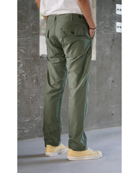 orslow SLIM FIT FATIGUE PANTS GREEN