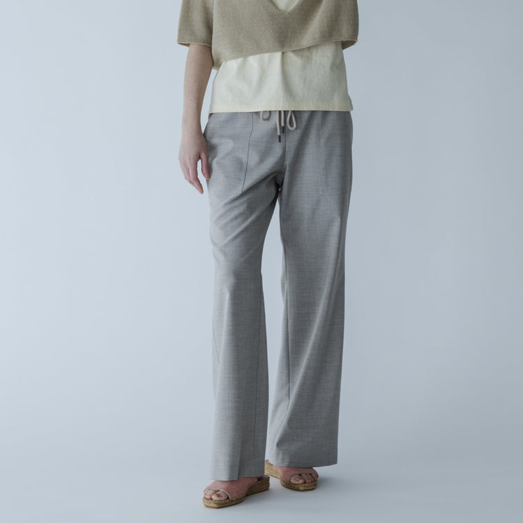 MEYAME / COMFORTABLE DRAWCORD PANTS BEIGE