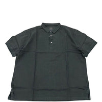 maillot / linen rich polo shirt-Tee BLACK 