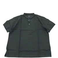 maillot / linen rich polo shirt-Tee BLACK