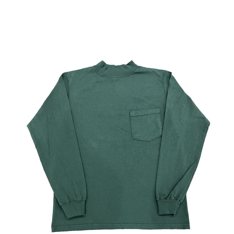 GOODWEAR / L/S MOCK NECK POCKET TEE