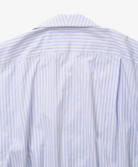 Sillage  rib blouson high count blue stripe