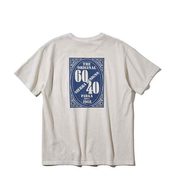 Good On x SIERRA DESIGNS / 60/40 1st LOGO POCKET TEE NATURAL