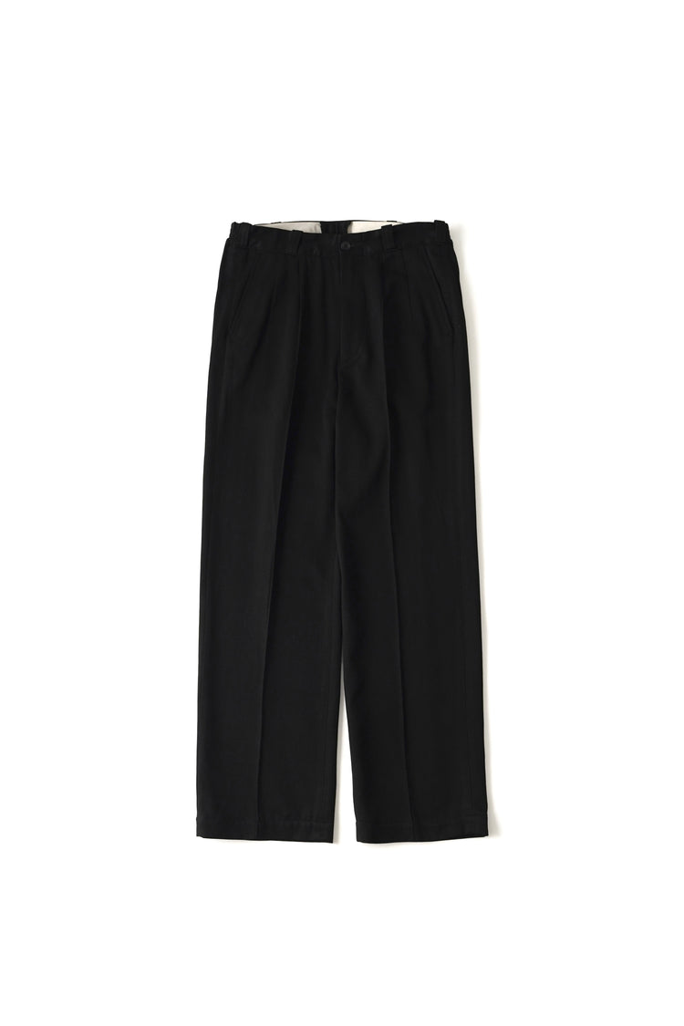 OLD JOE BRAND   FRONT TUCK ARMY TROUSER - 261OJ-PT09 ONYX