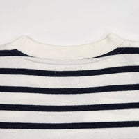 Yonetomi  / WAVE COTTON BASQUE KNIT PULLOVER (CREW NECK)