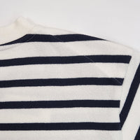 Yonetomi  / WAVE COTTON BASQUE KNIT PULLOVER (CREW NECK)