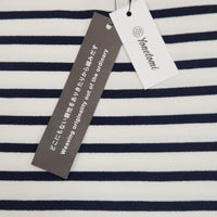 Yonetomi  / WAVE COTTON BASQUE KNIT PULLOVER (MOCK NECK)