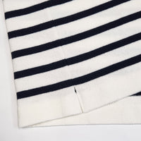 Yonetomi  / WAVE COTTON BASQUE KNIT PULLOVER (MOCK NECK)