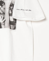 WALLA WALLA SPORT  PRINTABLE TUBE TEE / CHARLES PETERSON  "CROWD SURF" WHITE