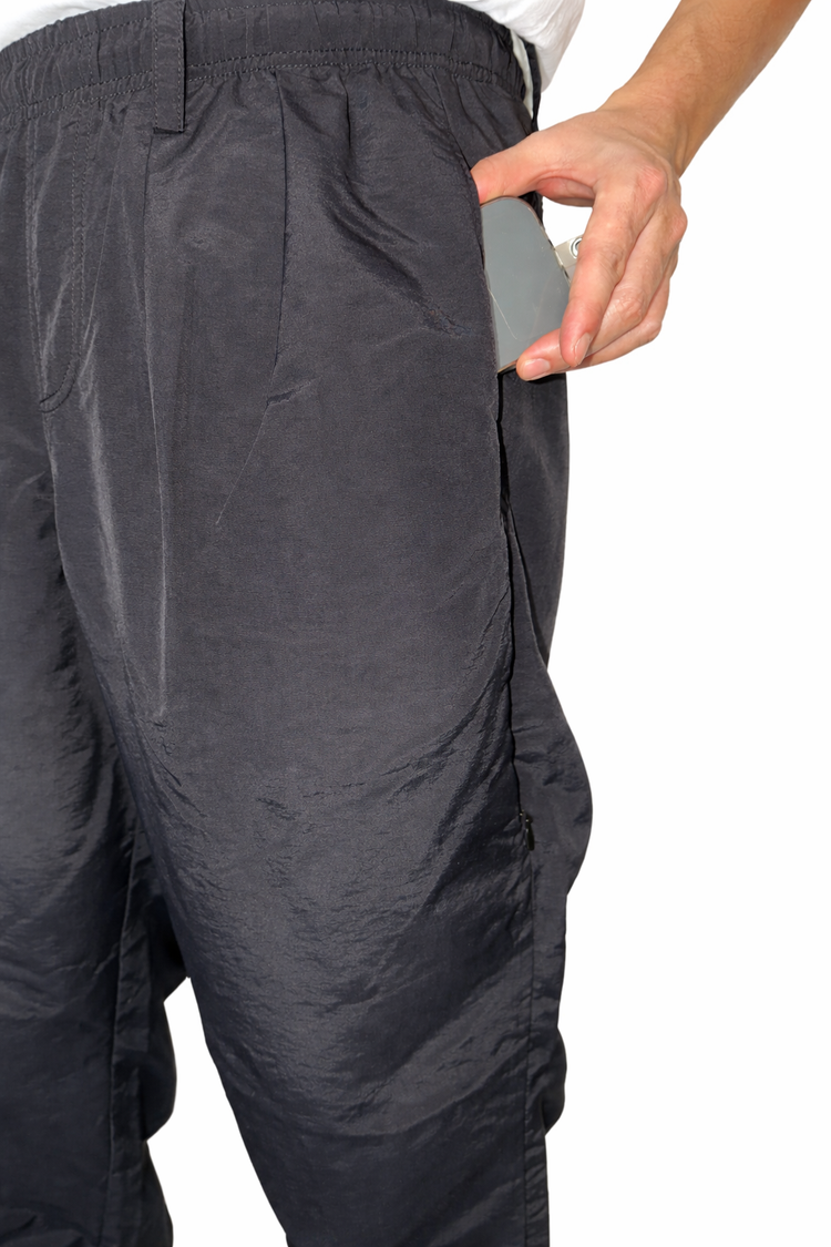 BAGGYSPORTS BA-003 2TUCKS NYLON CHINO BLACK