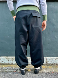 HAVERSACK / High-gauge fleece track pants 05 BLACK